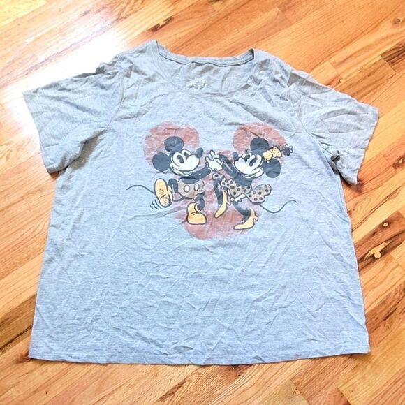 Disney Mickey Mouse Minnie Dancing Tee 1X - Picture 1 of 4